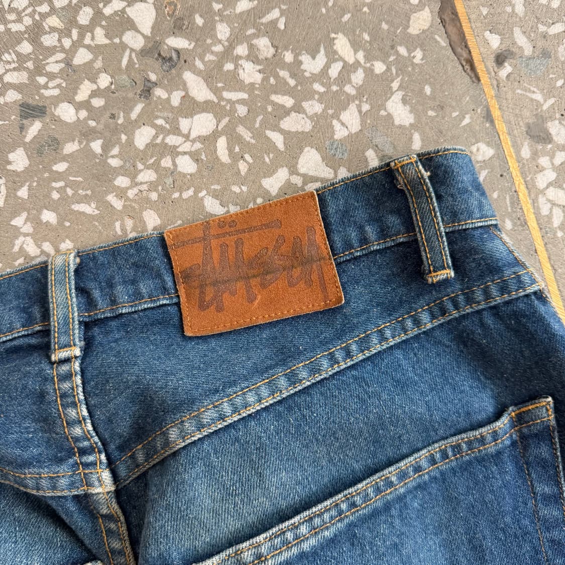 90s 올드 스투시 데님 팬츠 상품이미지8