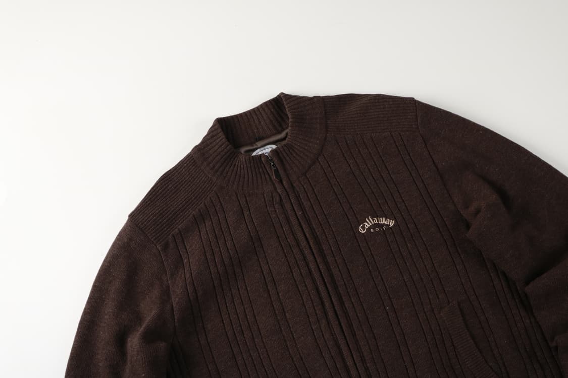 [XL] 캘러웨이 울 니트집업 상품이미지2