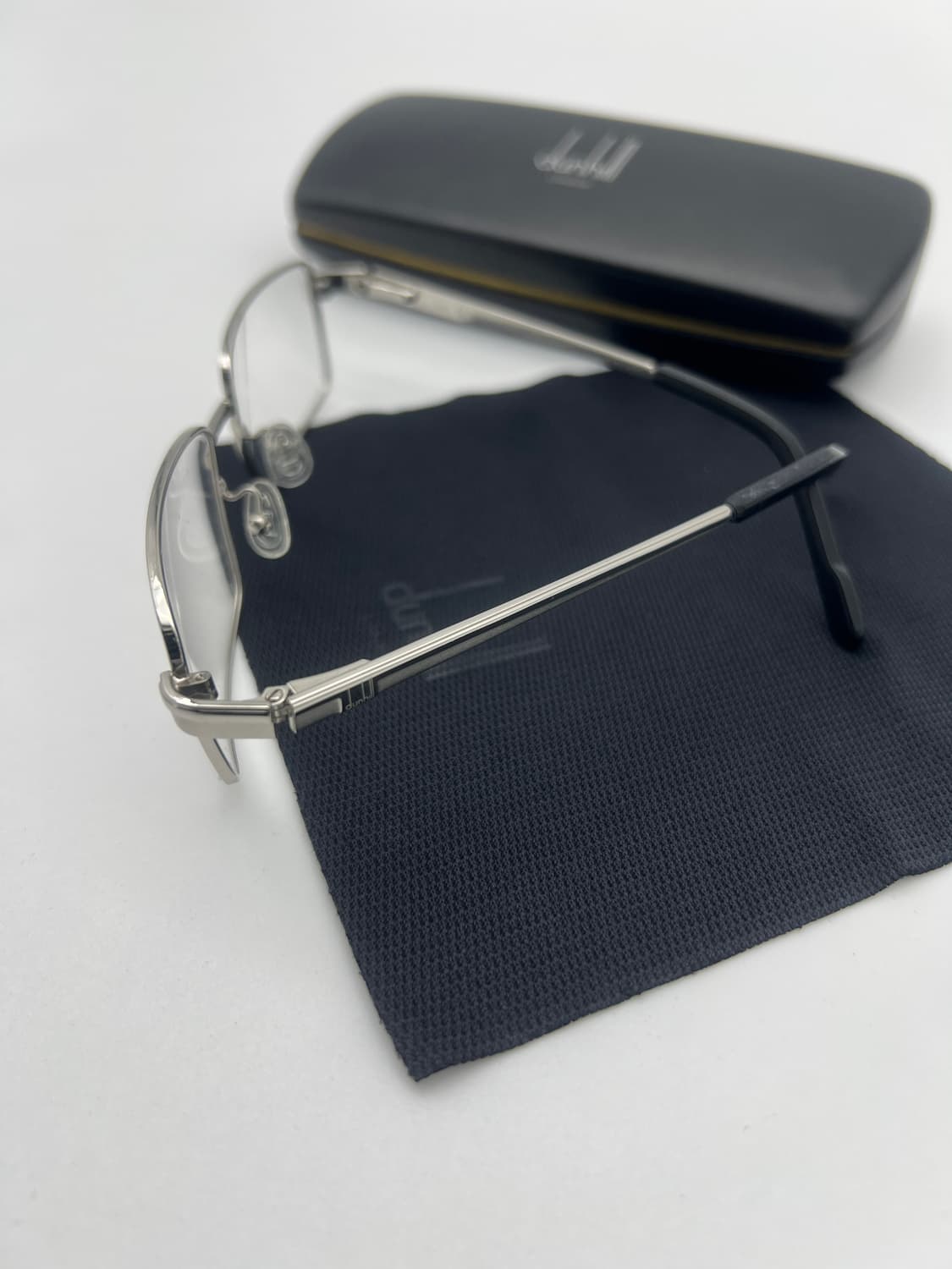 던힐 dunhill 직사각 메탈테 안경 DU10201 상품이미지5