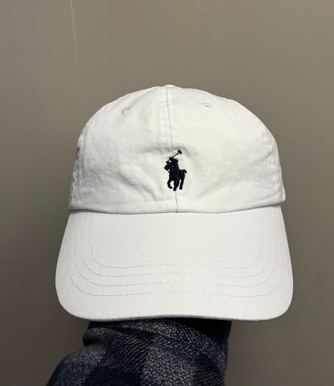 (F)폴로랄프로렌 화이트 베이스볼 기본 볼캡모자(폴로볼캡) 상품이미지1