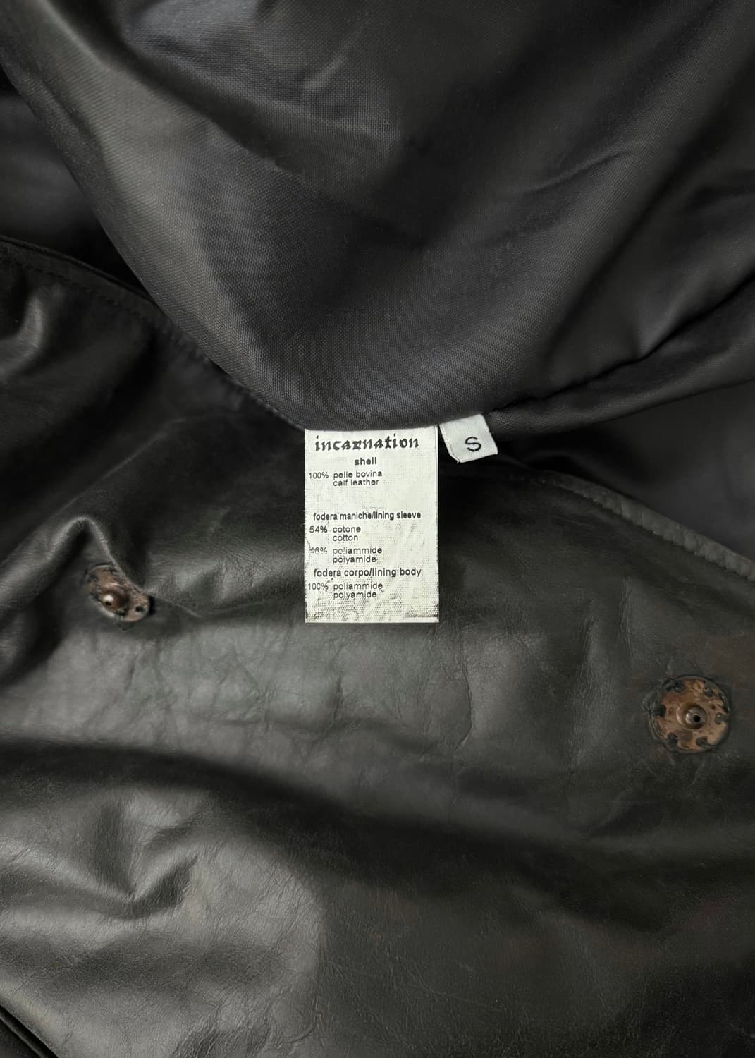 Incarnation calf leather coat 상품이미지9