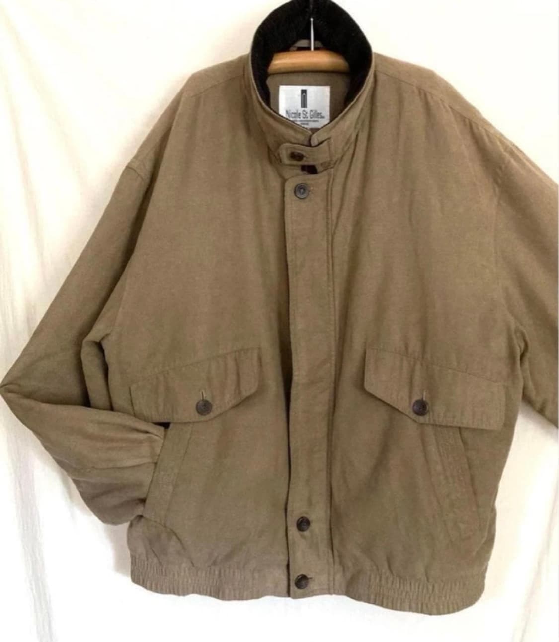 Nicole St Gilles 코듀로이 봄버 자켓 L 상품이미지3