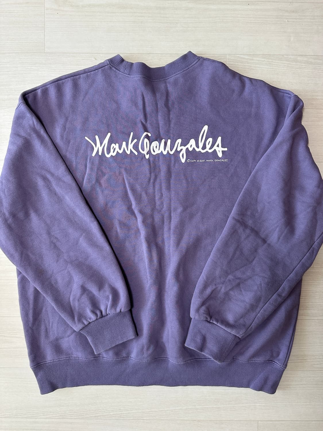 마크곤잘레스 퍼플 맨투맨 [L] 상품이미지2