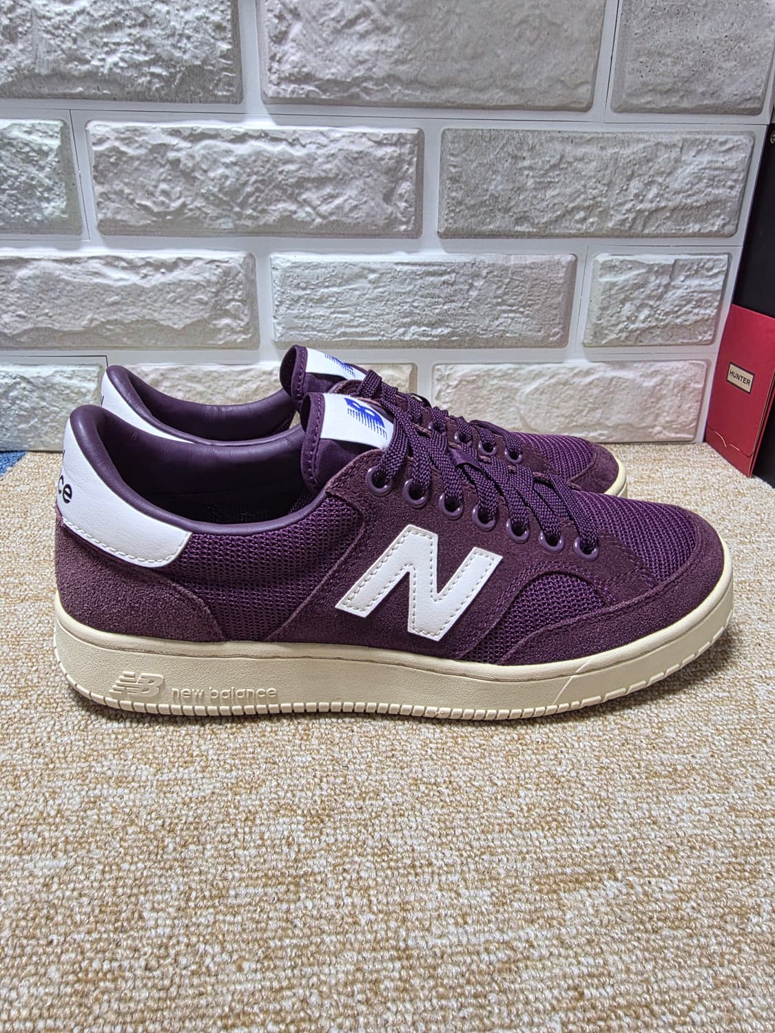 뉴발란스 코트화 보라색 스니커즈 [250mm] 상품이미지1