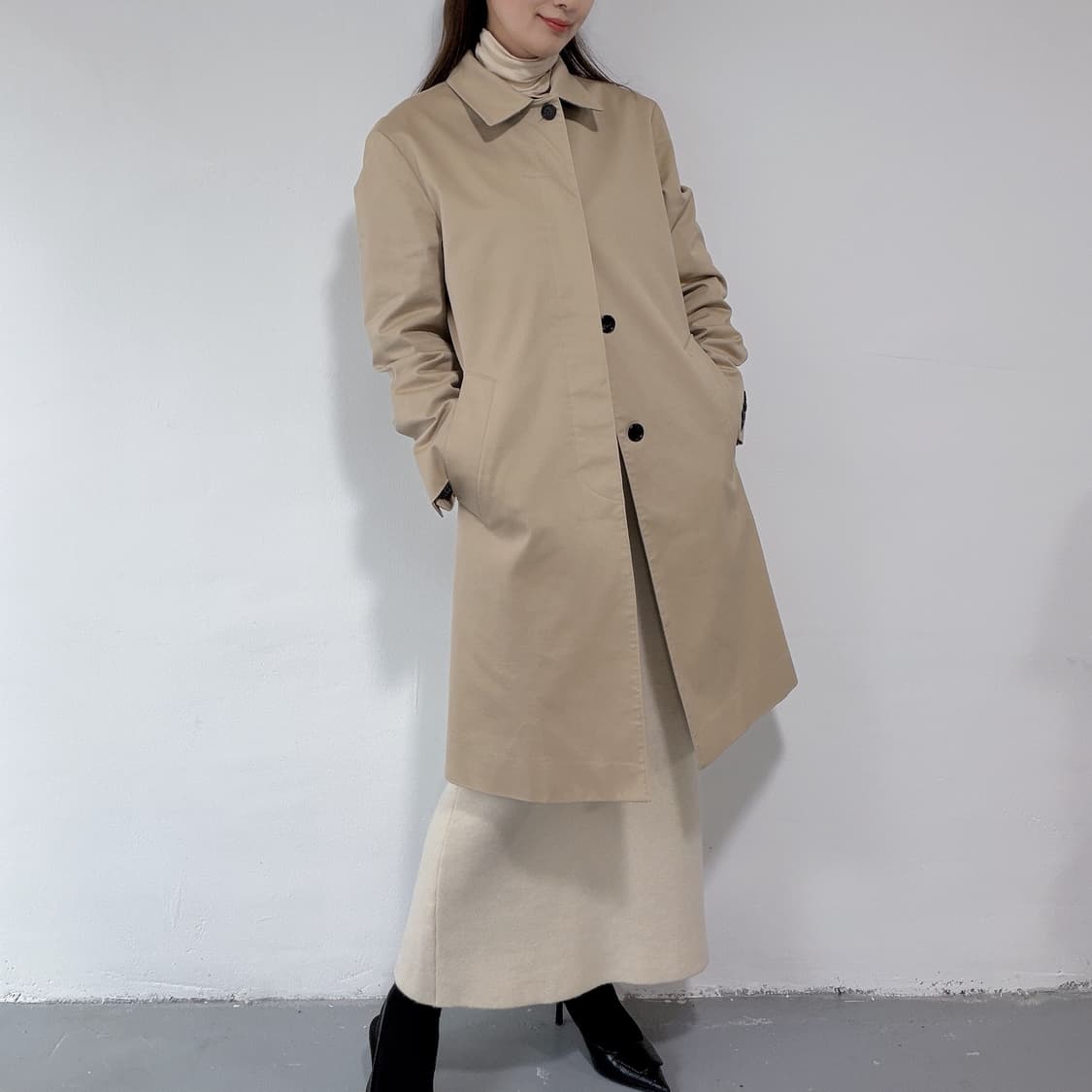 [M] 클럽모나코 싱글 트렌치코트 상품이미지1