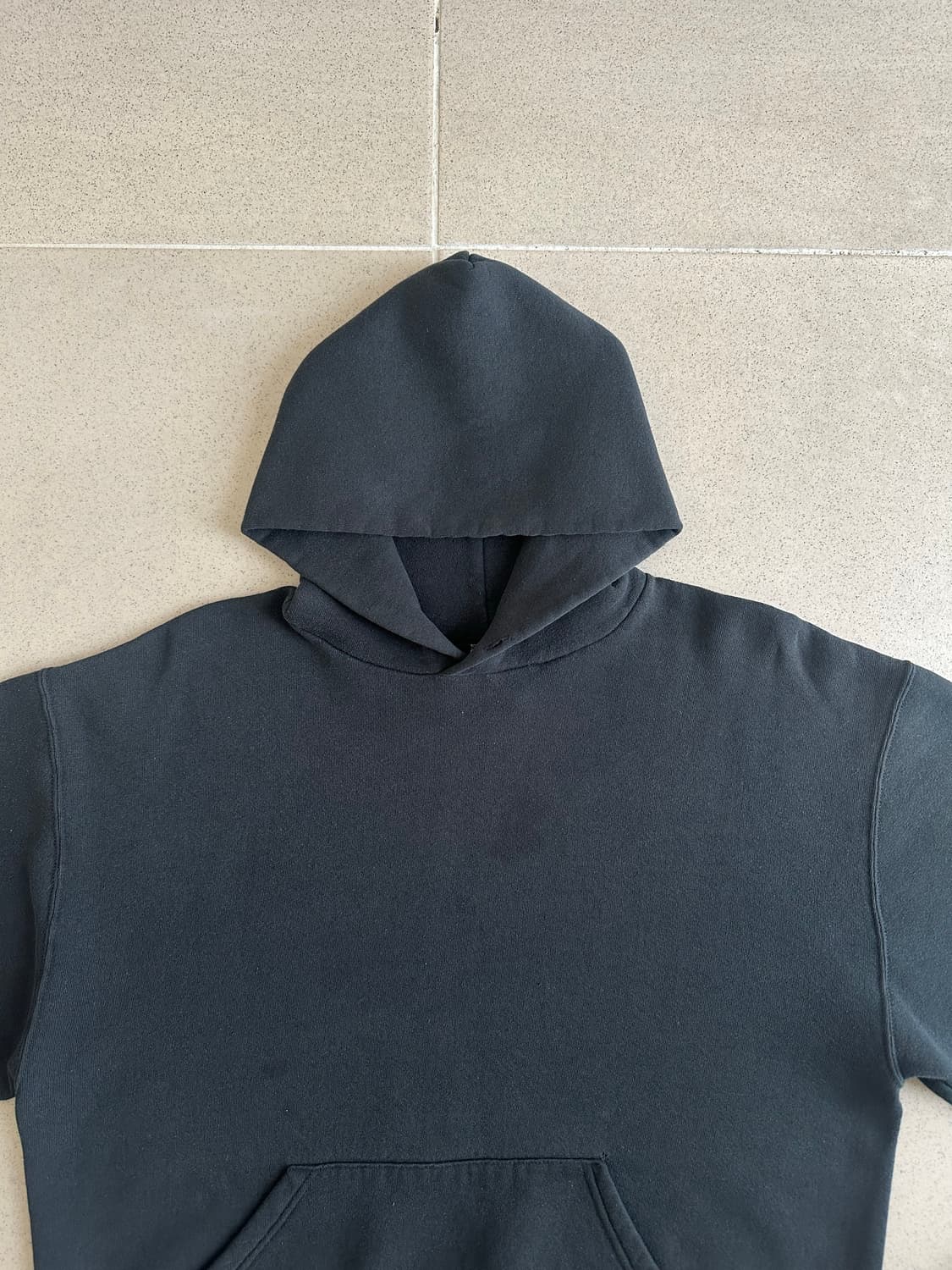 90s 빈티지 러셀 후드 블랙 L 상품이미지4