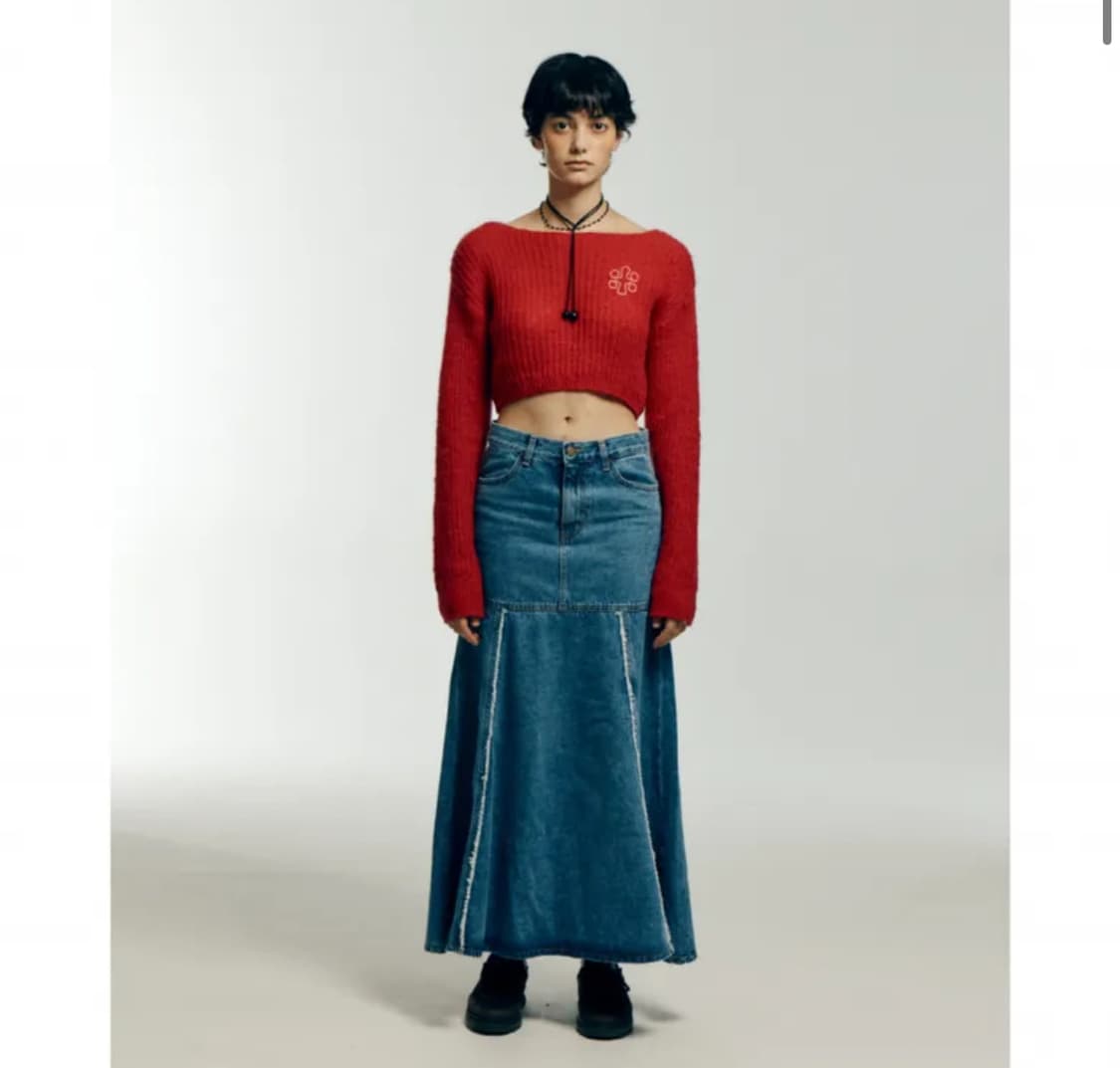 와이낫어스 mohair boat neck knit sweater - re 상품이미지3