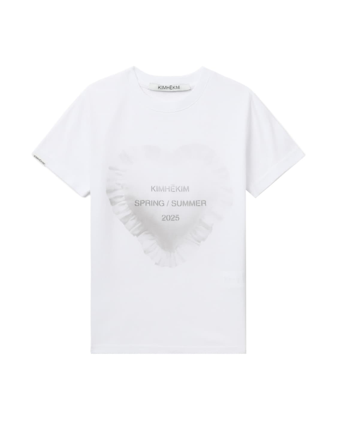 새상품 김해김 25ss 프릴하트 숏슬리브 XS/M 상품이미지2