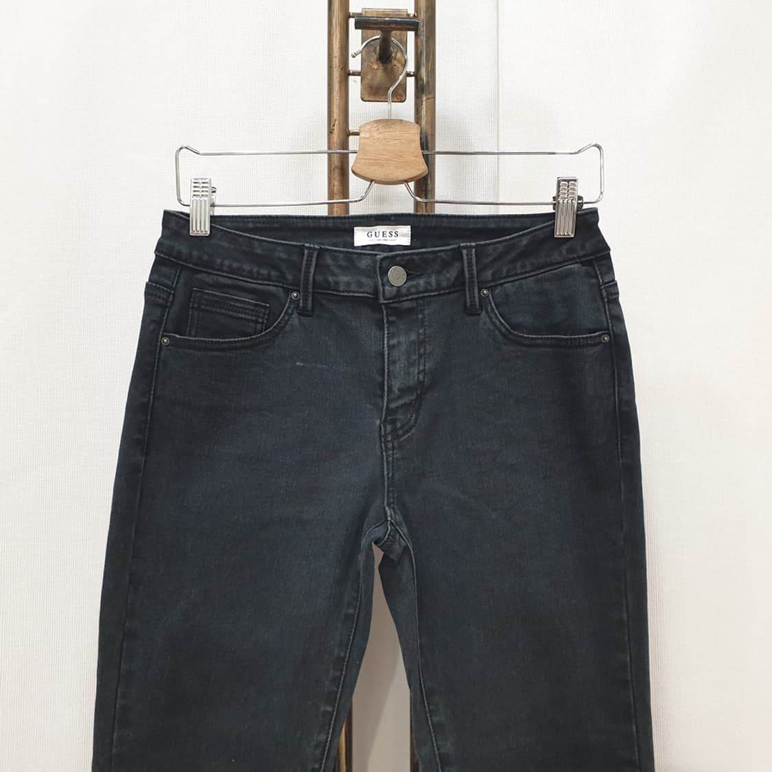 게스 여성 그레이 슬림스키니 바지(26-27) 상품이미지2