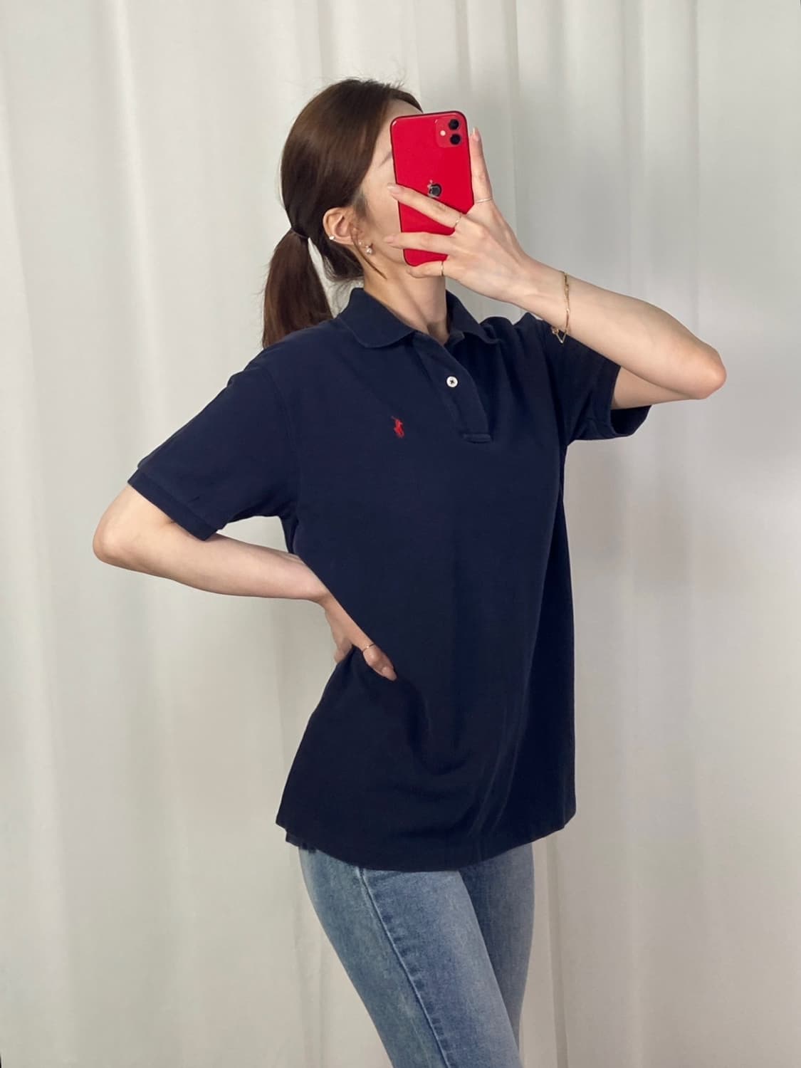 폴로 포니 네이비 pk 상품이미지2