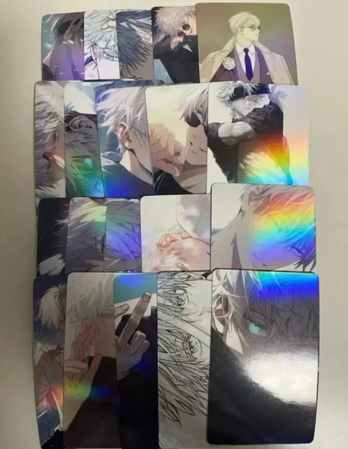 주술회전 고죠 사토루 스티커 & 포카 세트 상품이미지2