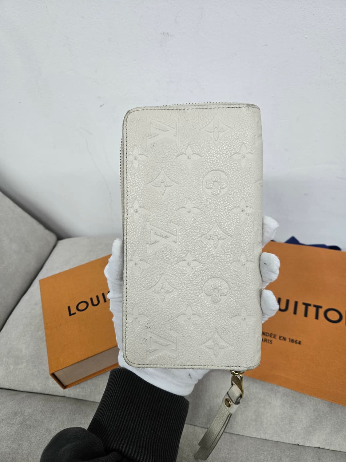 [보증서 정품]루이비통 앙프레뜨 지피월릿 장지갑 상품이미지4