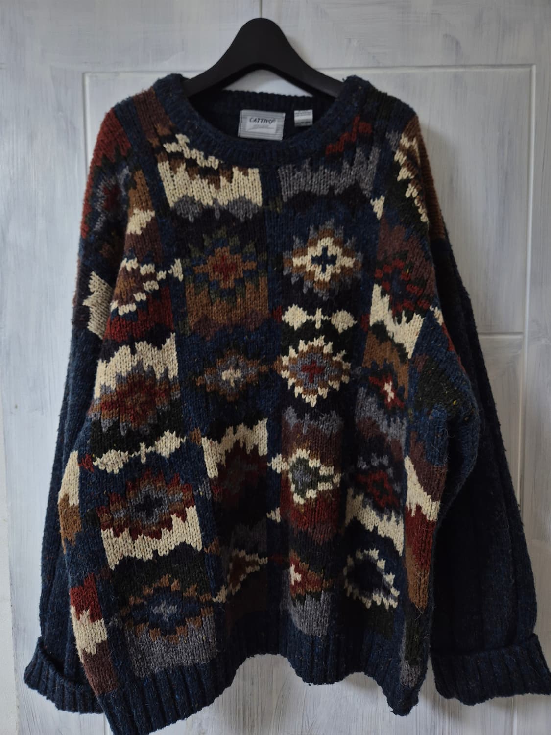 Cattivo Studio 홍콩제조 빈티지 니트 2XL 상품이미지1