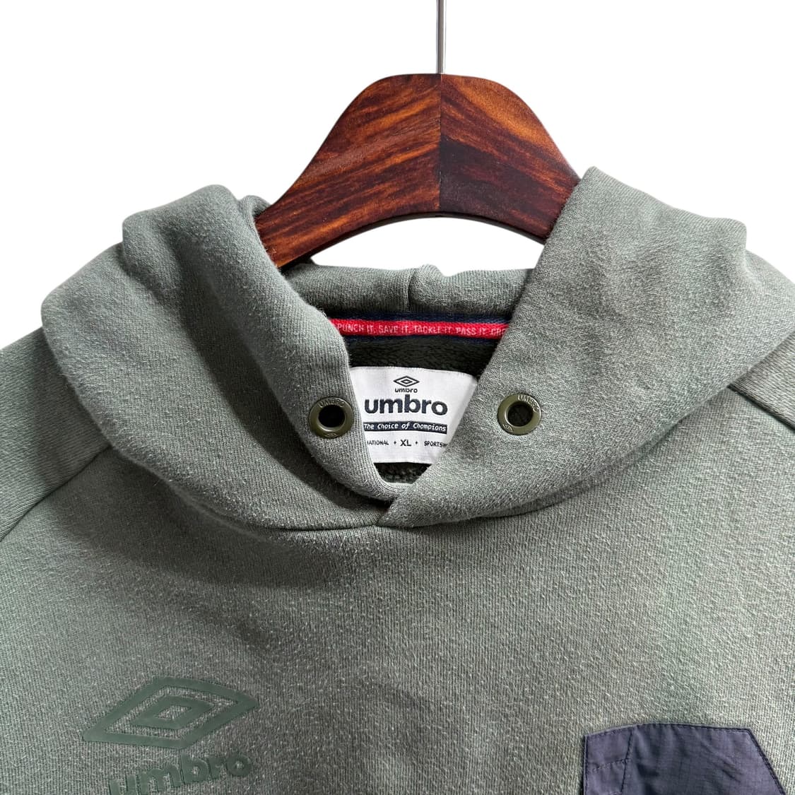 [XL] 엄브로 그린 후드티 상품이미지5