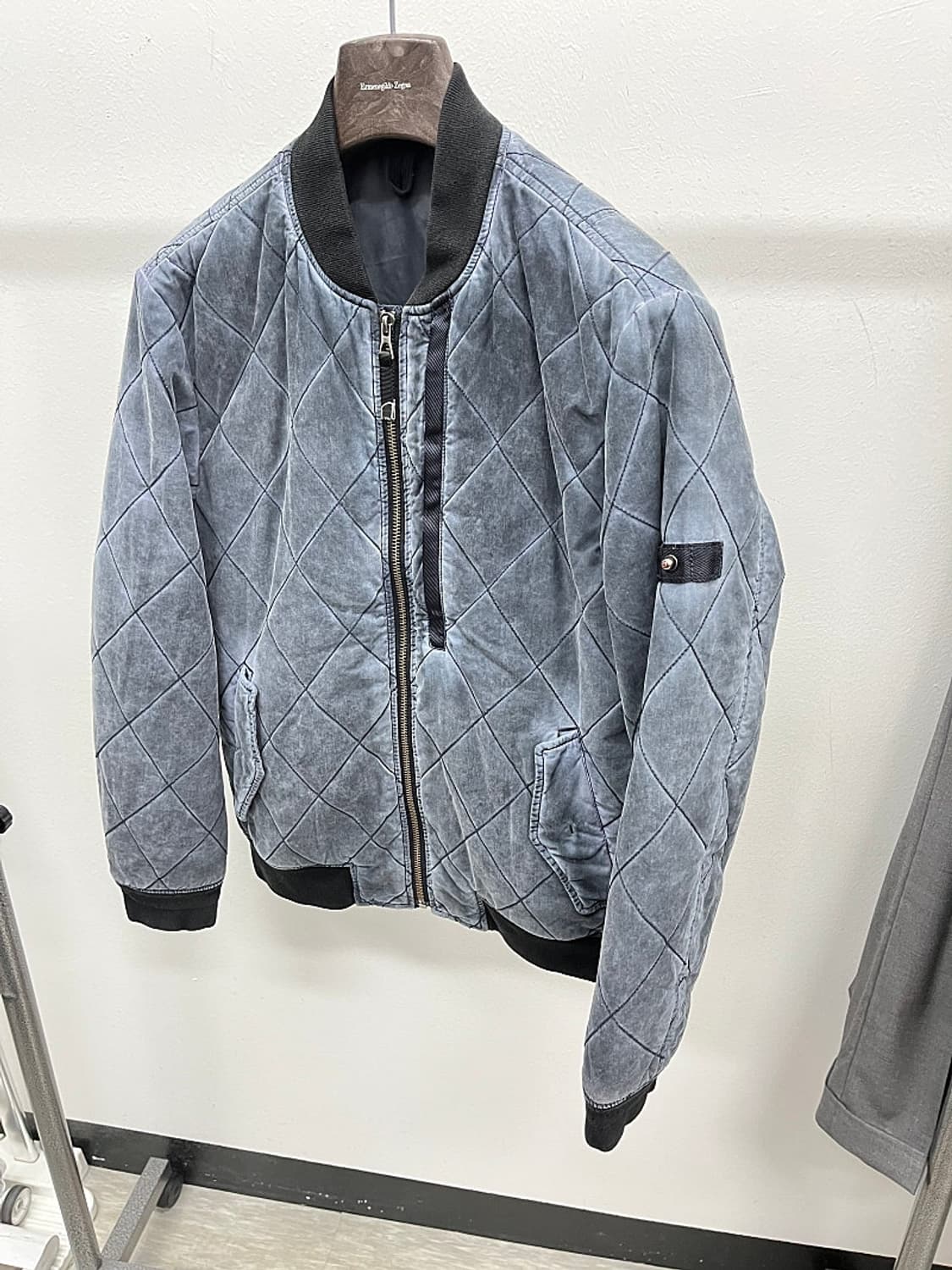 100) 시리즈 퀼팅 블루종  상품이미지2