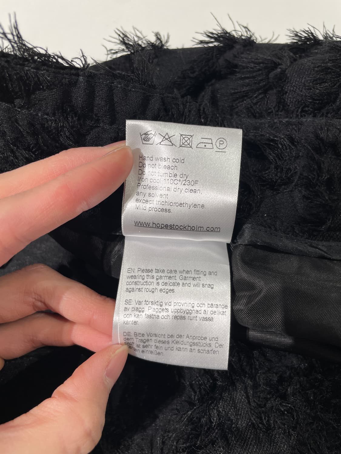 호프 블랙 브레이크 클린 트라우저 상품이미지9