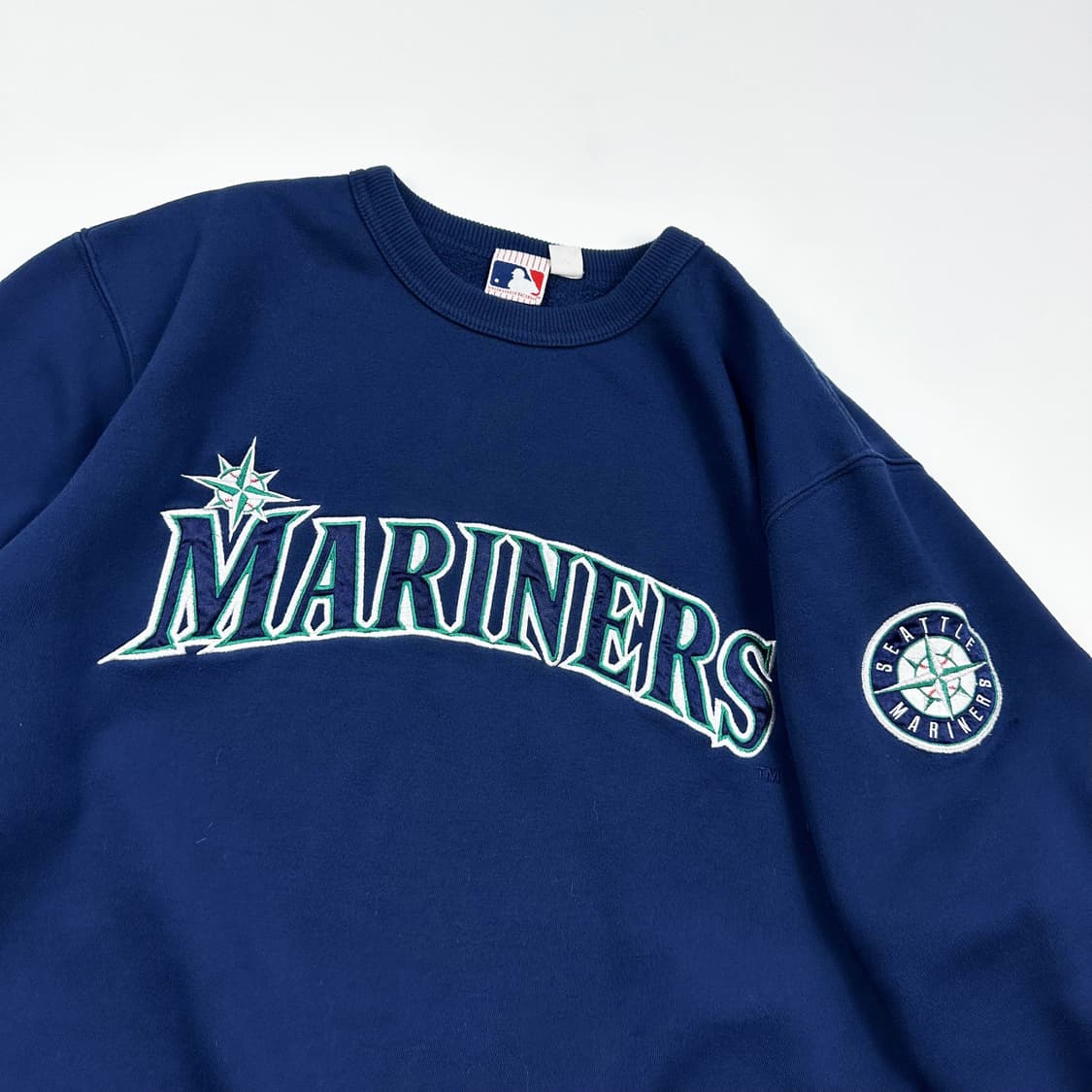 MLB 재팬 시애틀 마리너스 빈티지 맨투맨 네이비 L 상품이미지3