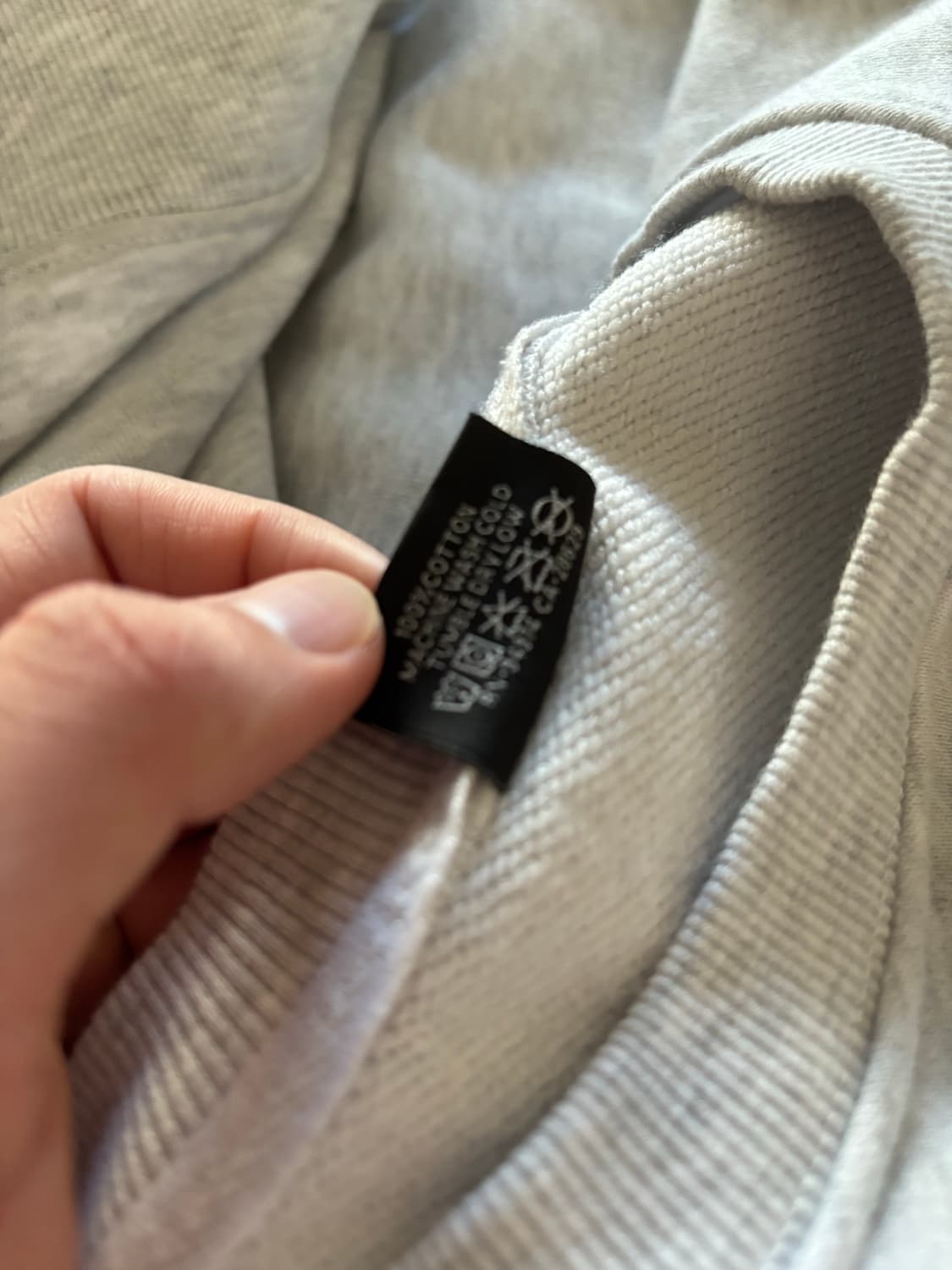 스투시 베이직 스투시 크루넥 애쉬 헤더 L사이즈 상품이미지4