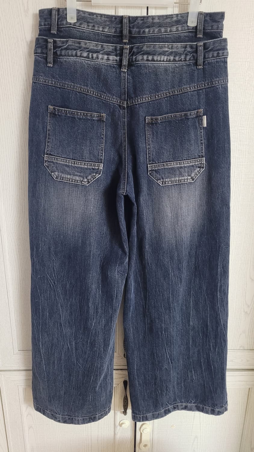 준지 / 더블 웨이스트 데님 팬츠 / 46 상품이미지4