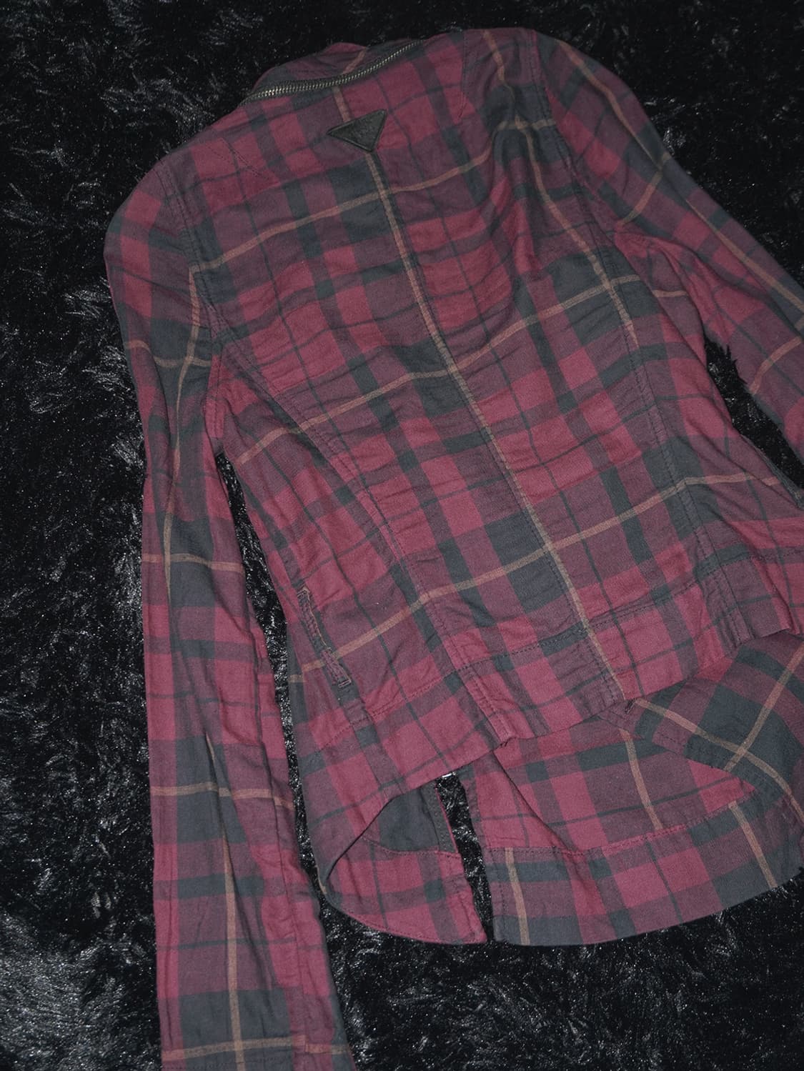 (diesel) diagonal check punk jacket  상품이미지7