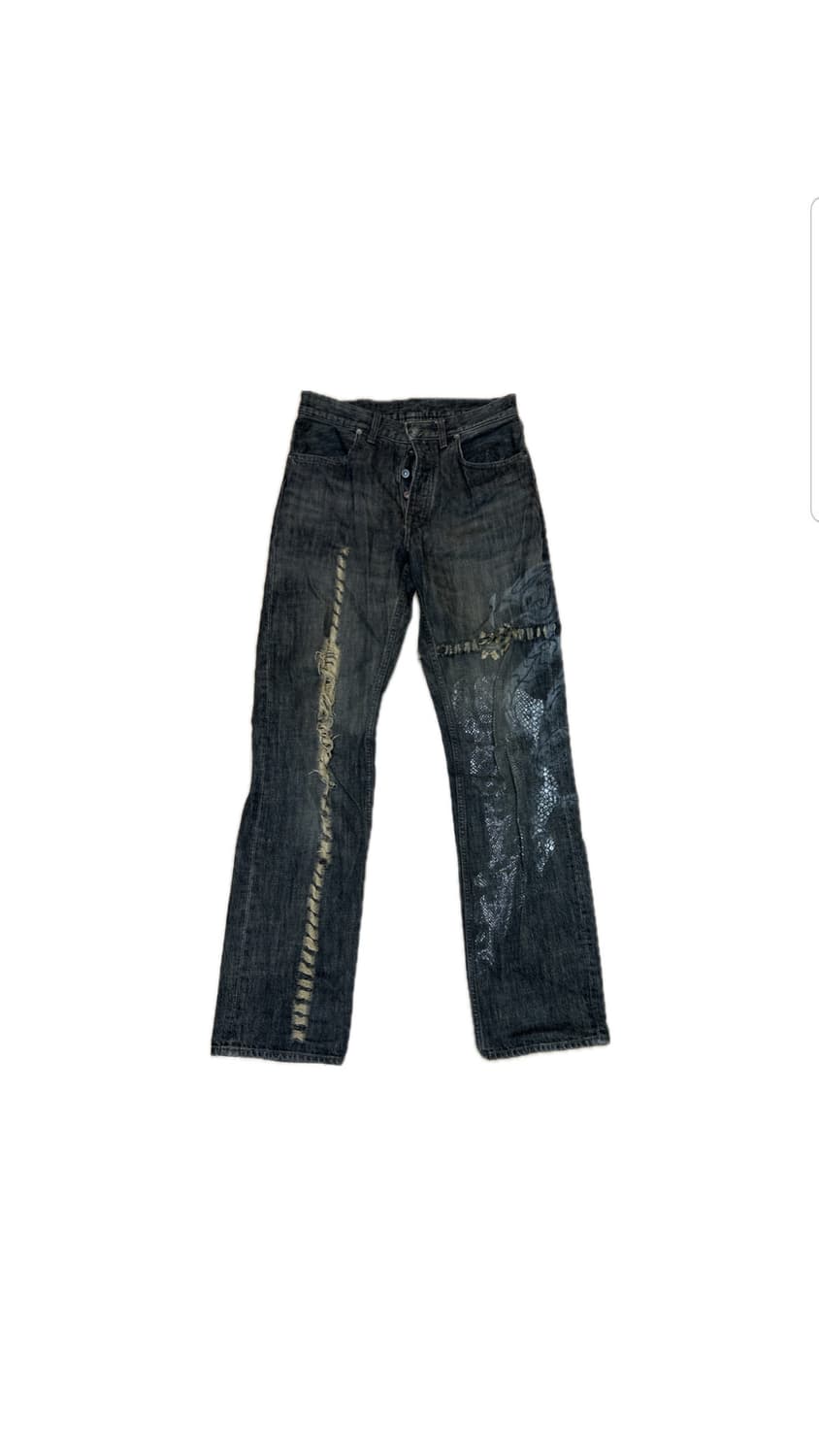 Y2k 재패니즈 빈티지 데님팬츠 상품이미지1