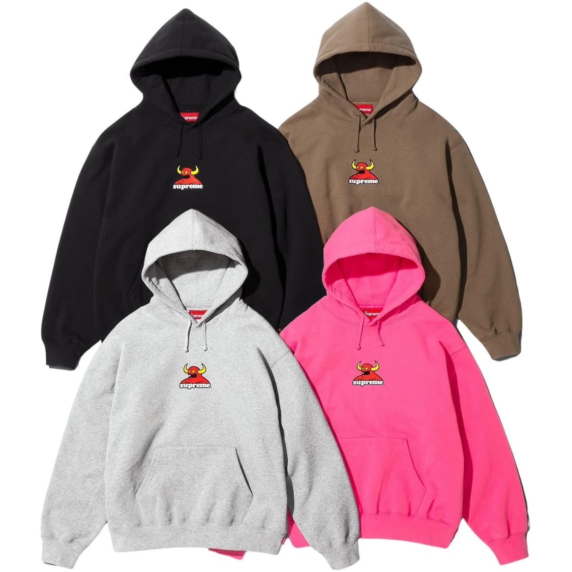 Supreme toymachine hooded sweatshirt 상품이미지1
