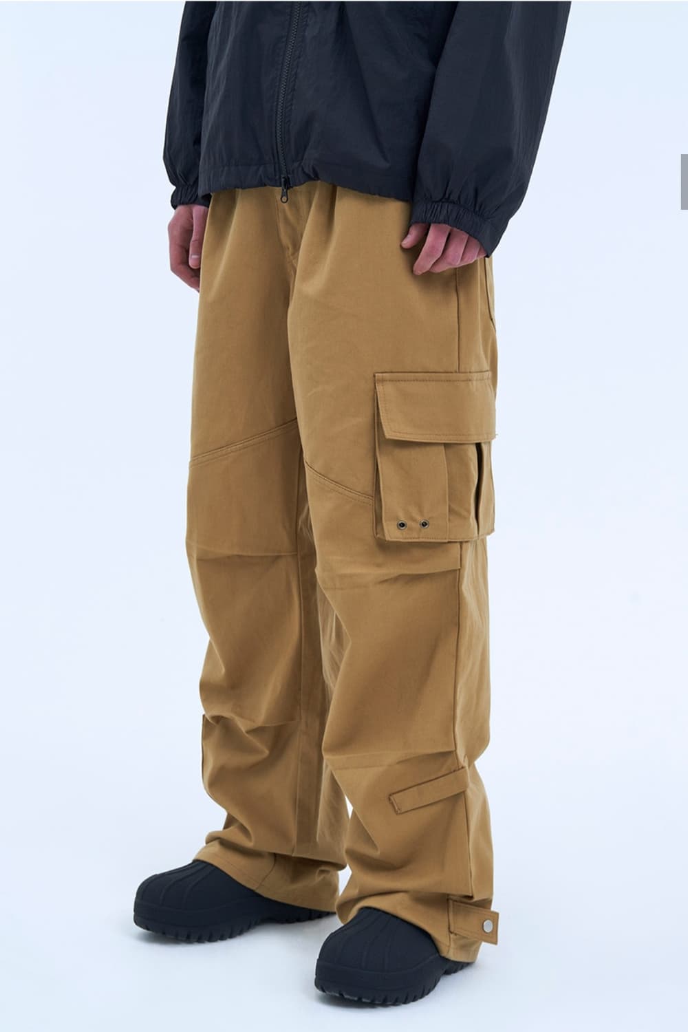 논플로어 프라그먼트 카고 팬츠 베이지 L 상품이미지4