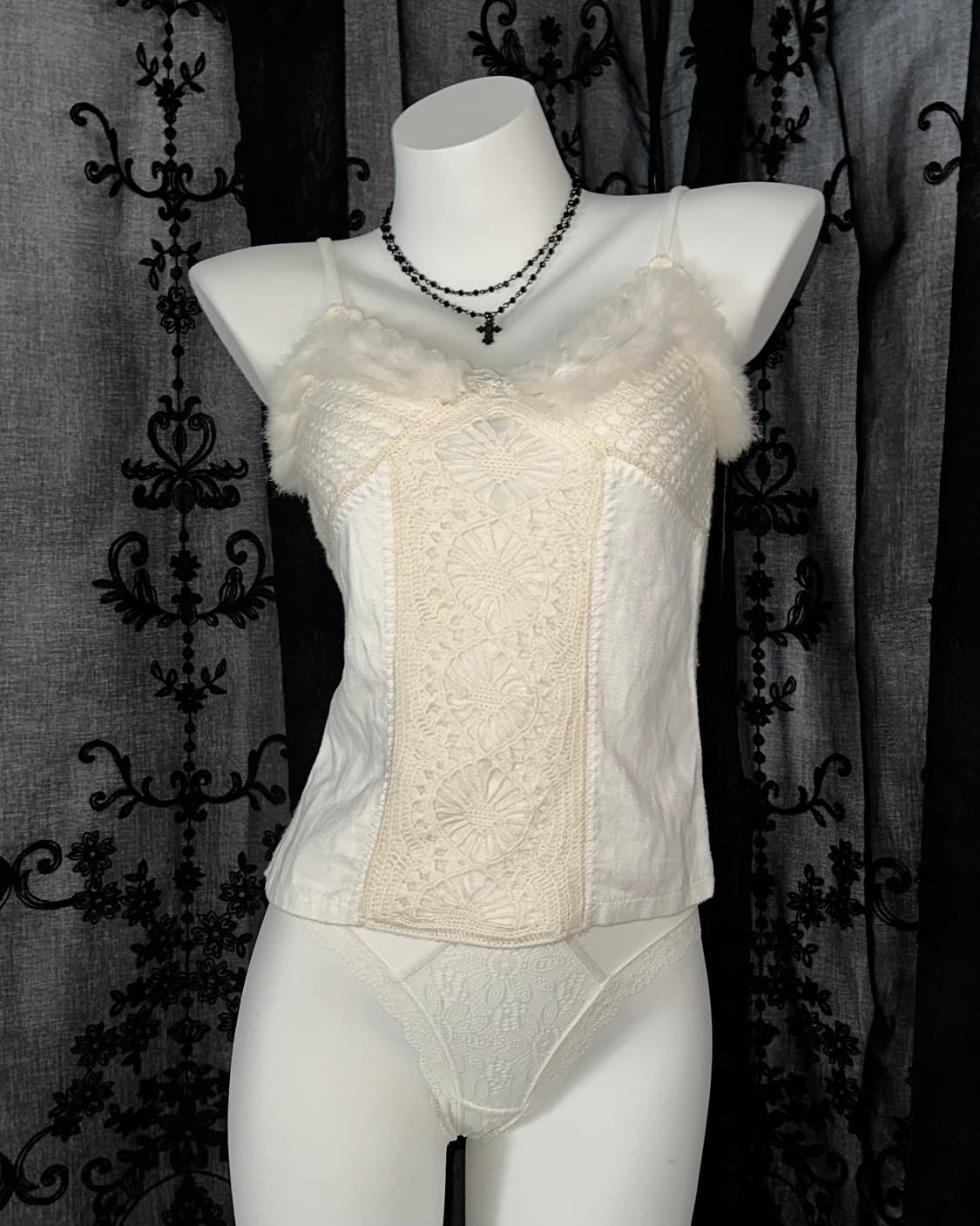 WH suede fairy slip 상품이미지1