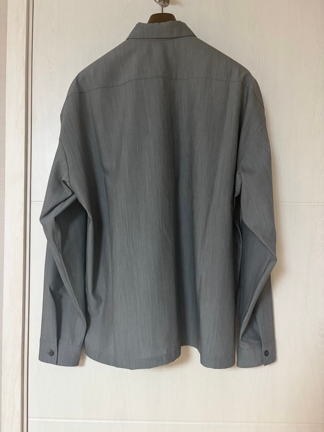 프라다 로고 집업 셔츠 L 상품이미지4