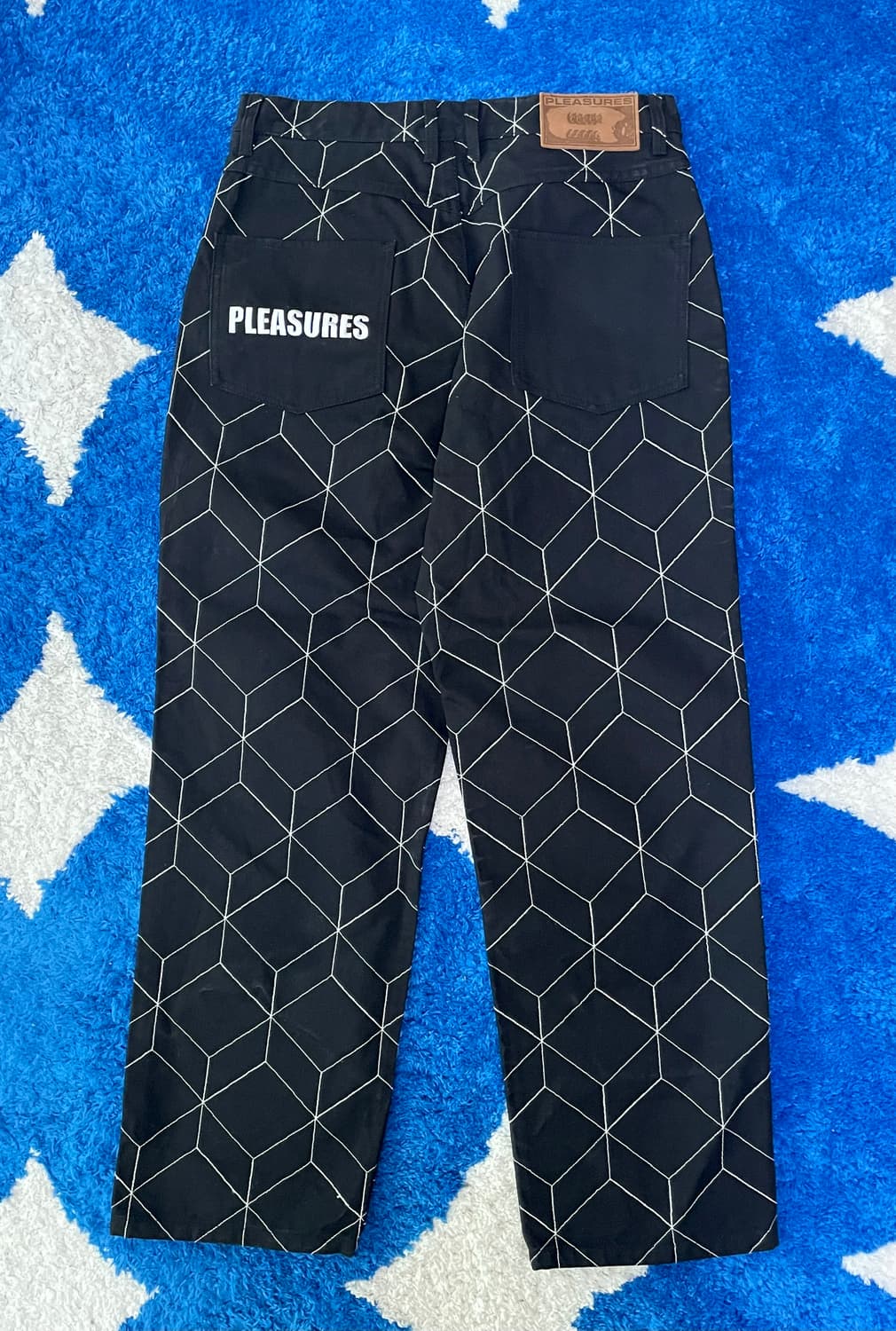 PLEASURES 플레져스 보컬 큐브 패턴 팬츠 (32) 상품이미지2