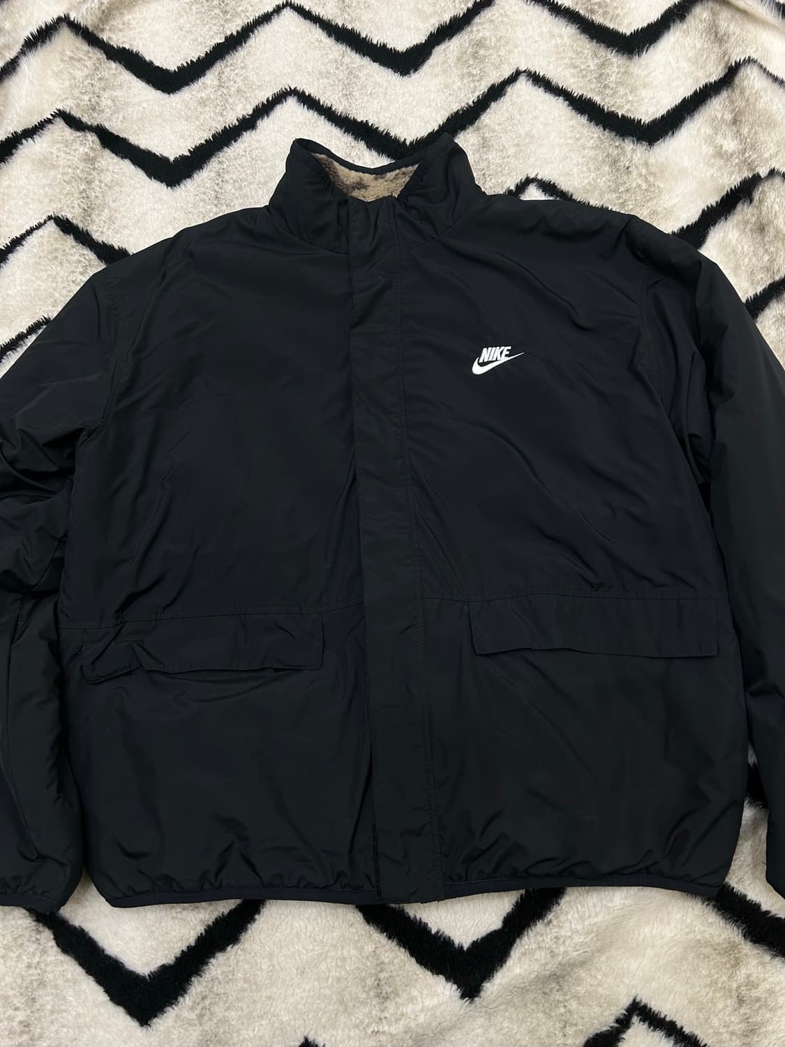 [XL]나이키클럽 플리스 윈터 라이즈드 양면 자켓 상품이미지5