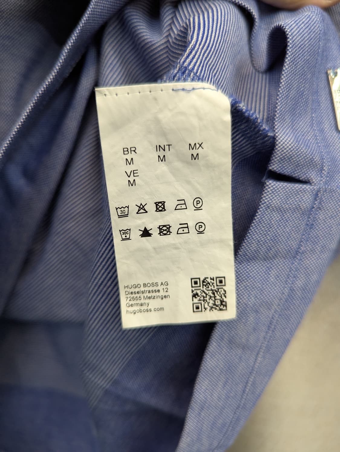 BOSS 블루 V넥 반팔 티셔츠  상품이미지4