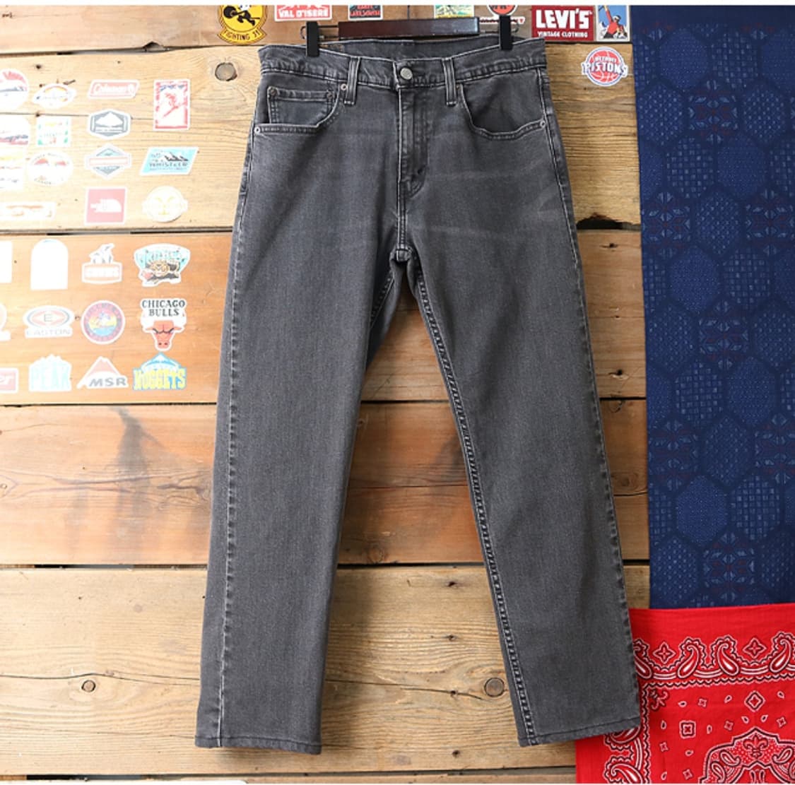 LEVIS 리바이스 502 블랙 그레이 슬림핏 데님  31사이즈  상품이미지2