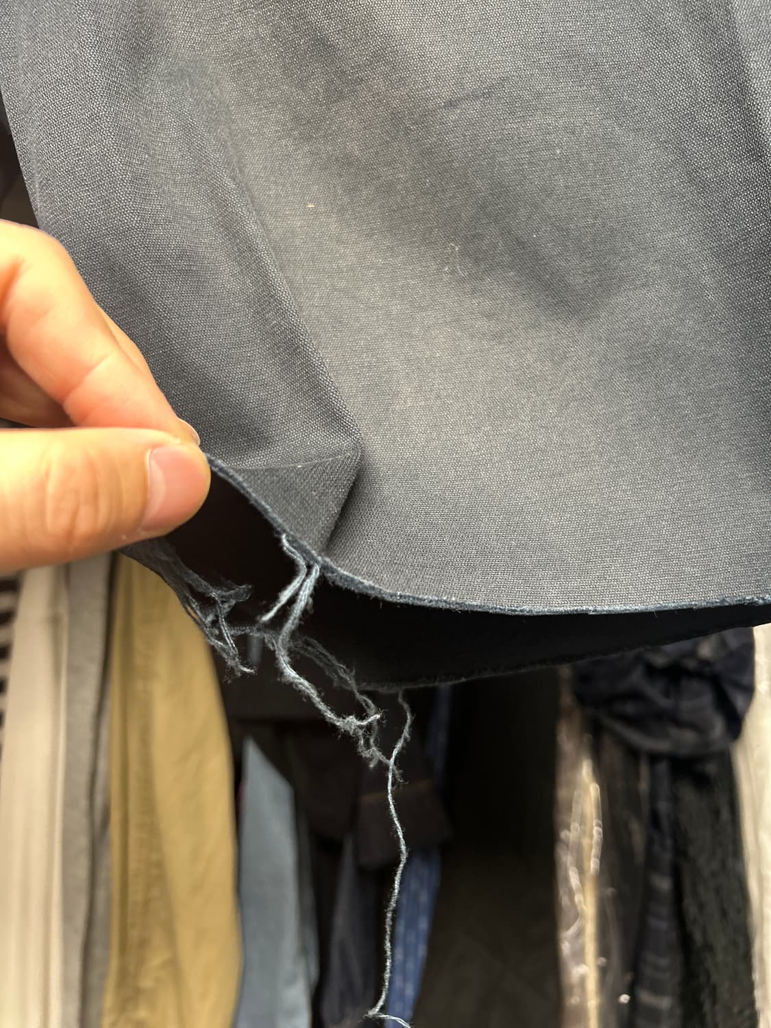 후지와라 히로시 X 리바이스 FENOM 네이비 컷오프 쇼츠 34 상품이미지4