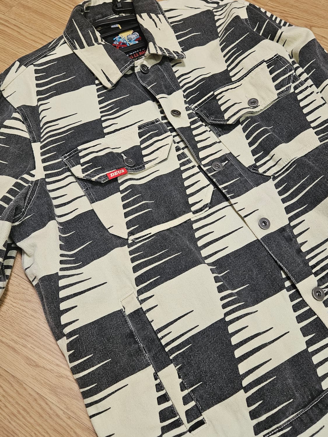 데우스엑스마키나 × 나이토 케이 트윌 체커 자켓 2XL 상품이미지3