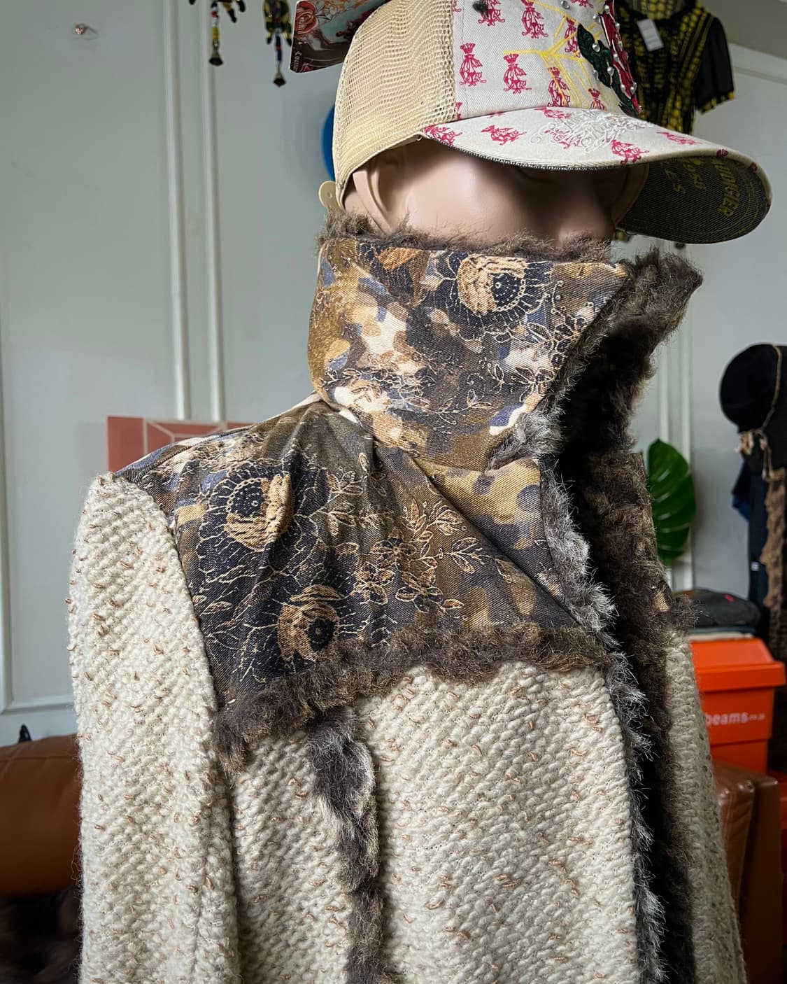 90-00s SUANA PASITEA Oriental Fur Jacket 상품이미지3