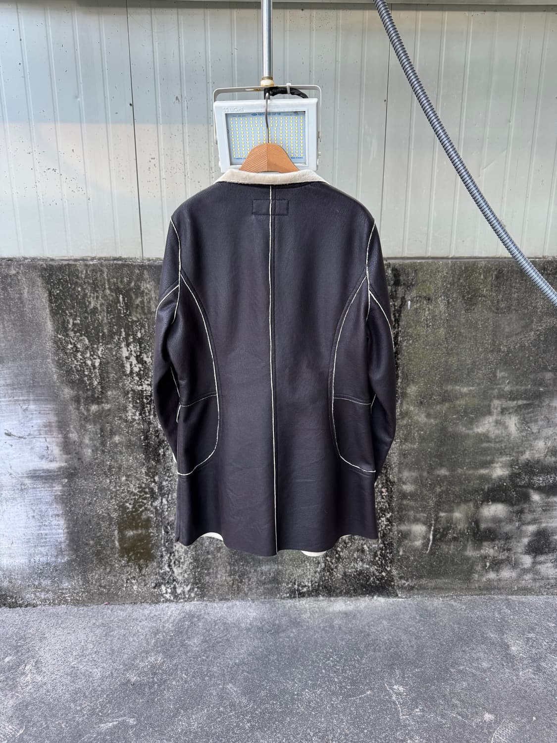 간사이 야마모토 더블 넥 무스탕 상품이미지2