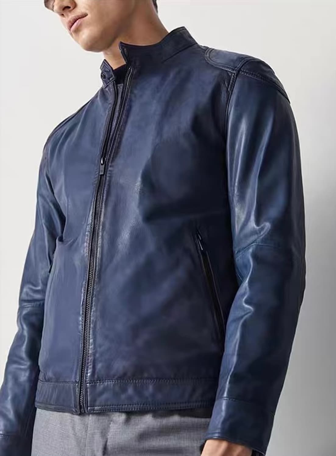 마시모두띠 램스킨 나파레더 자켓 상품이미지3