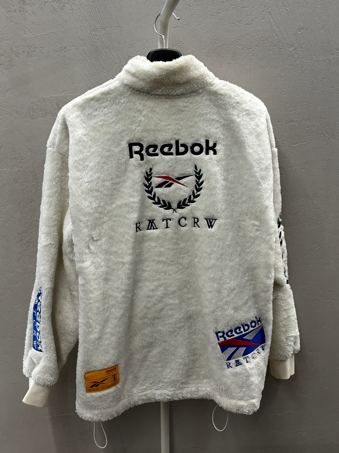 리복x로맨틱크라운 오버사이즈 빈티지 자켓 화이트 L 상품이미지9