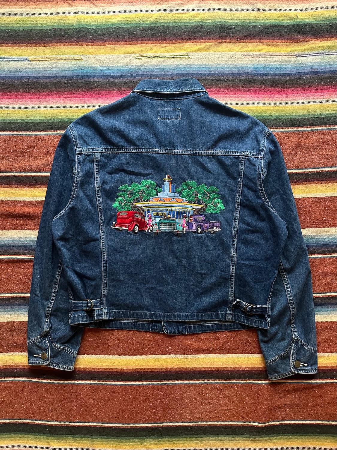 90s USA 빈티지 더블알엘 RRL 엔지니어 데님 자켓 상품이미지7