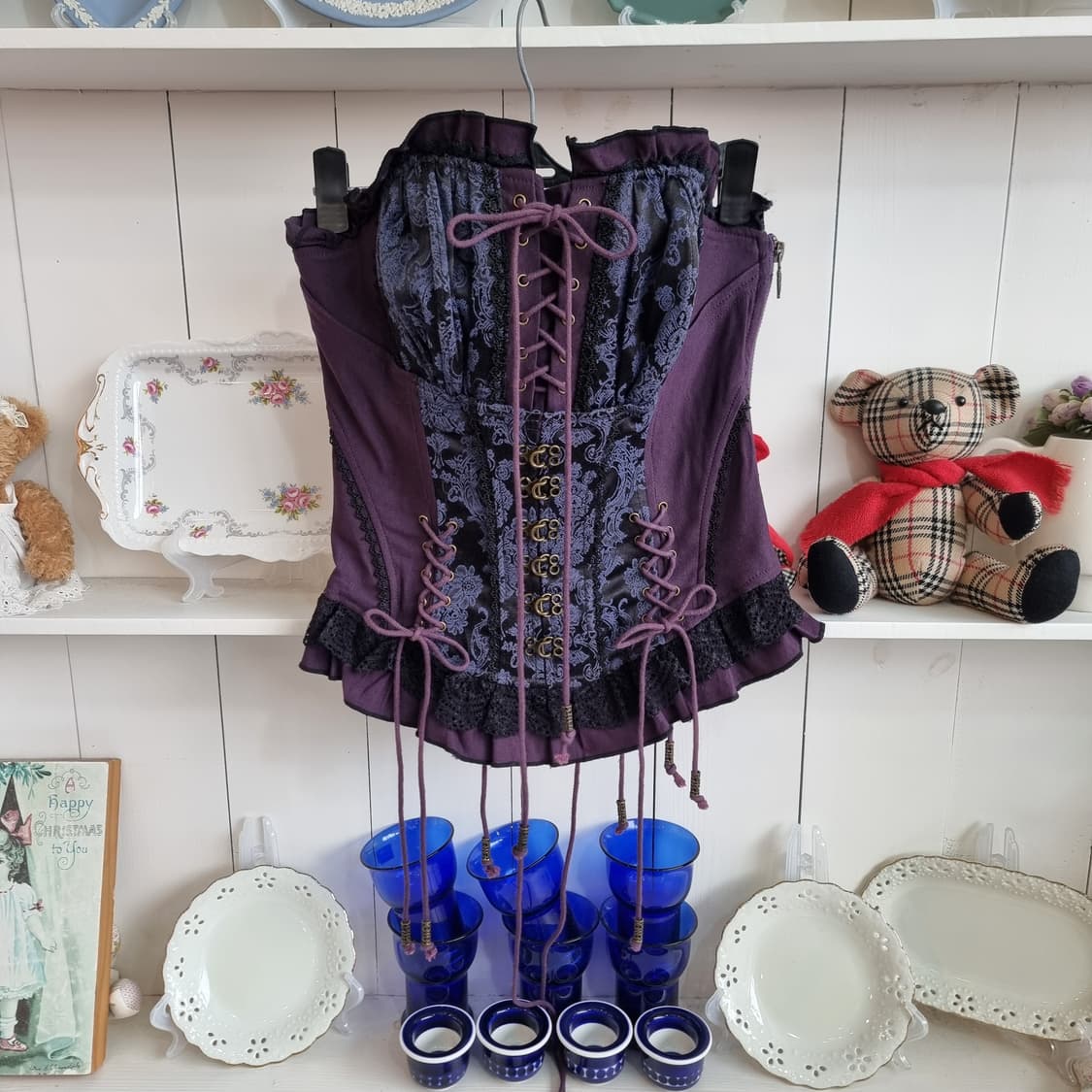 OZZ ONESTE(오즈온)고딕 코르셋 뷔스티에 탑 상품이미지2