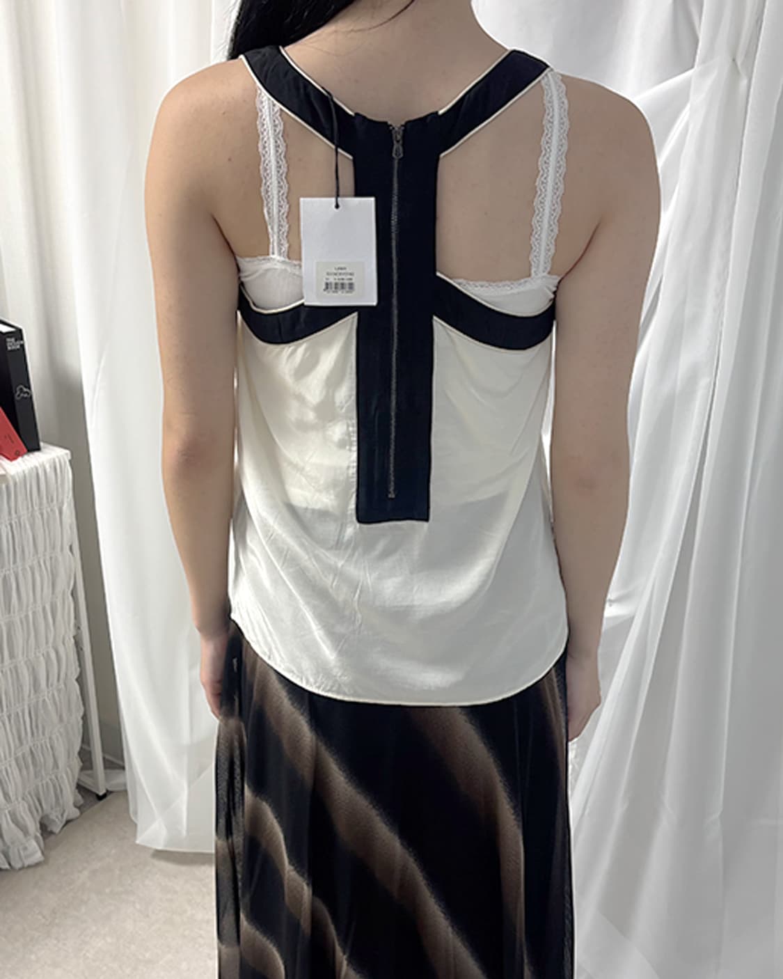suncoo viscose color block classic vest 상품이미지10