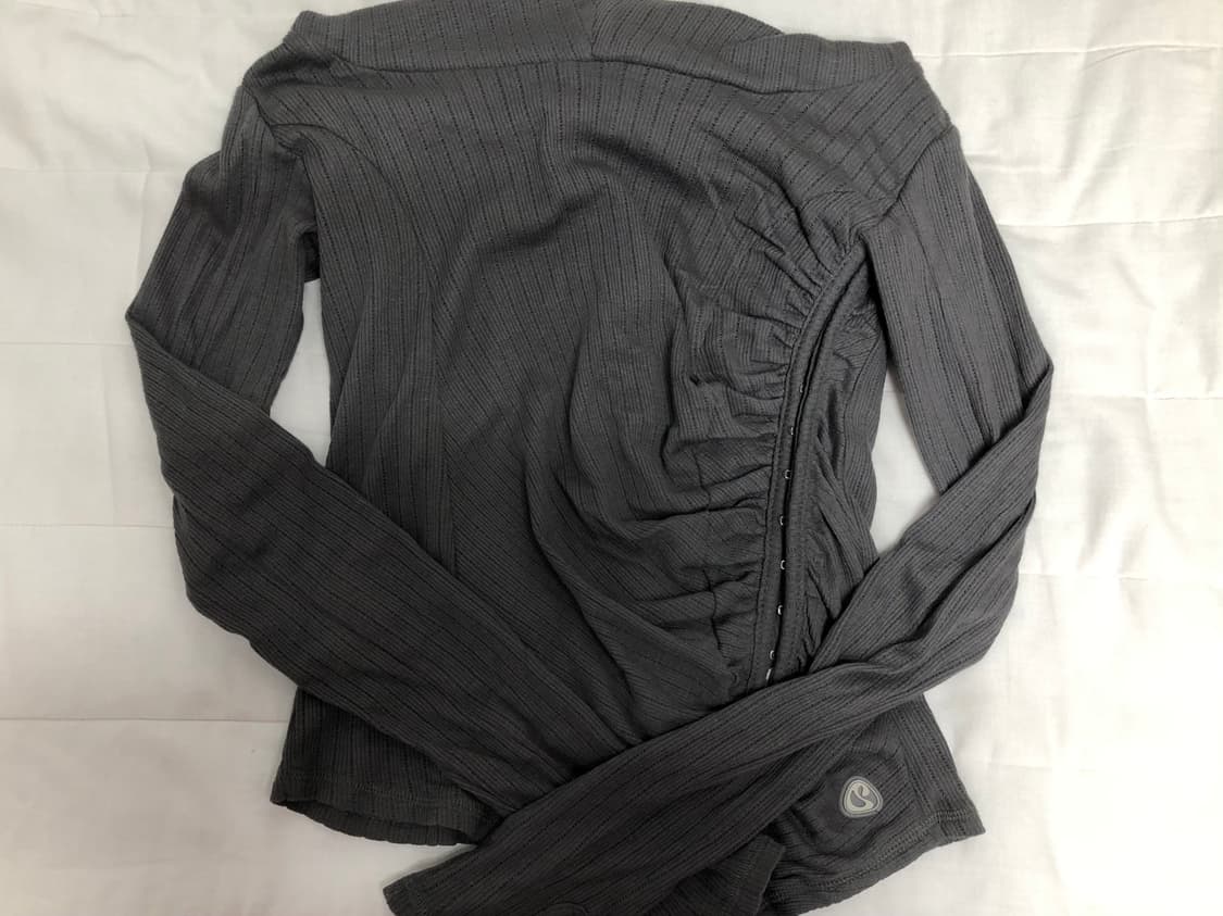 코이세이오 SHIRRING HOOK HOODIE 후드 차콜 상품이미지2