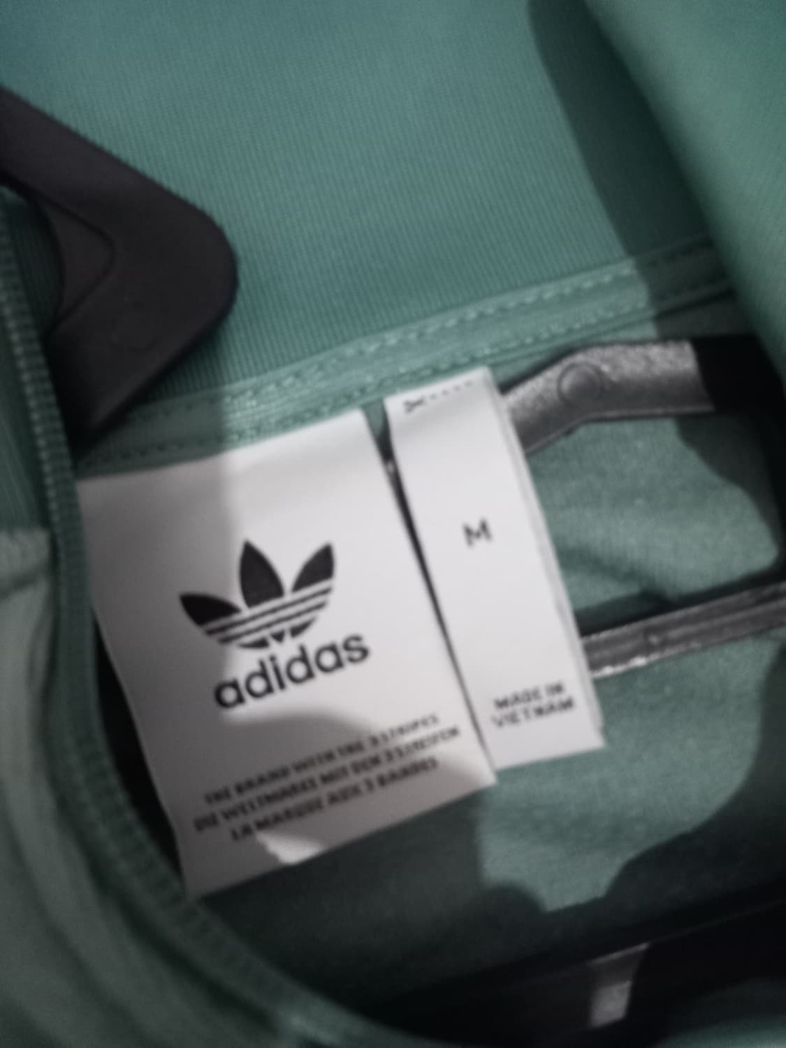 아디다스 벨벳 민트 스카이블루 트랙탑 저지 져지집업 95/M 상품이미지4