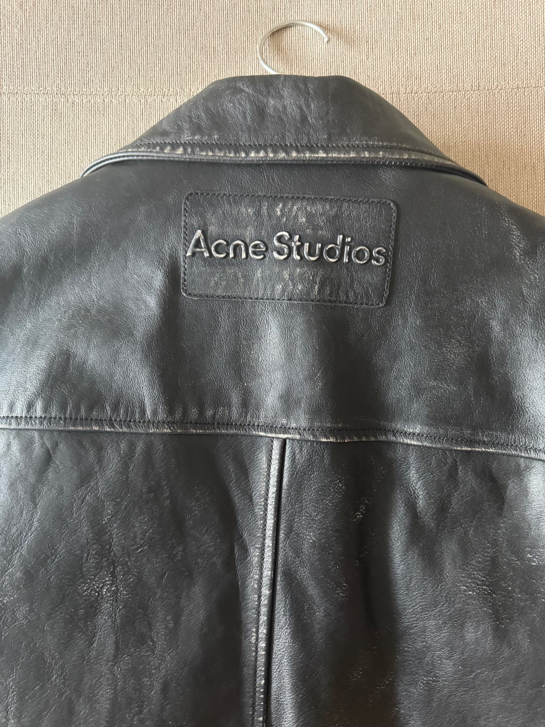 Acne Studios 가죽 바이커 재킷 상품이미지6