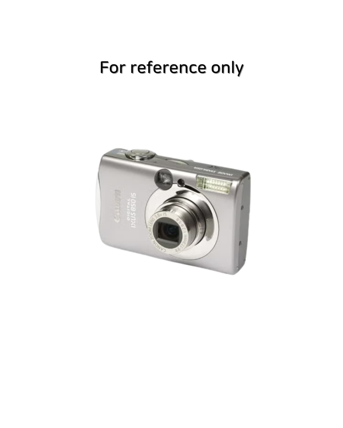 CANON IXUS 850 IS 캐논 익서스 850 디지털카메라 디카 상품이미지5