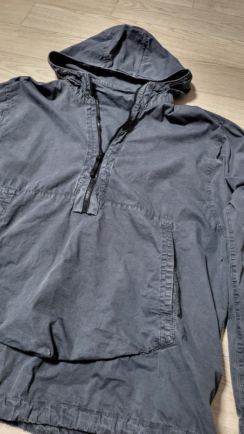 스톤아일랜드 브러쉬드 코튼 아노락 리드 그레이 L 상품이미지4