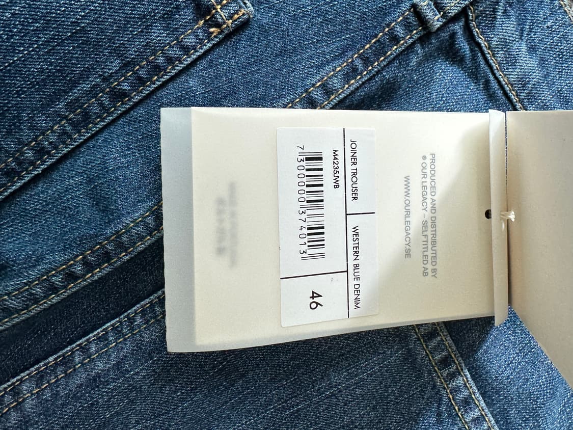 아워레가시 JOINER 트라우저 상품이미지8