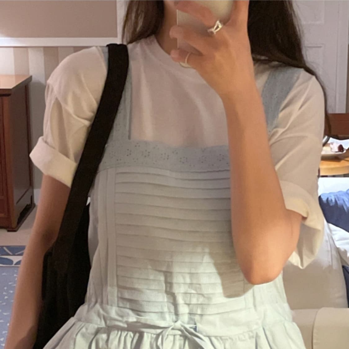 메이비베이비 디어리스트 뷔스티에 레이스탑 55-66 새상품 상품이미지5