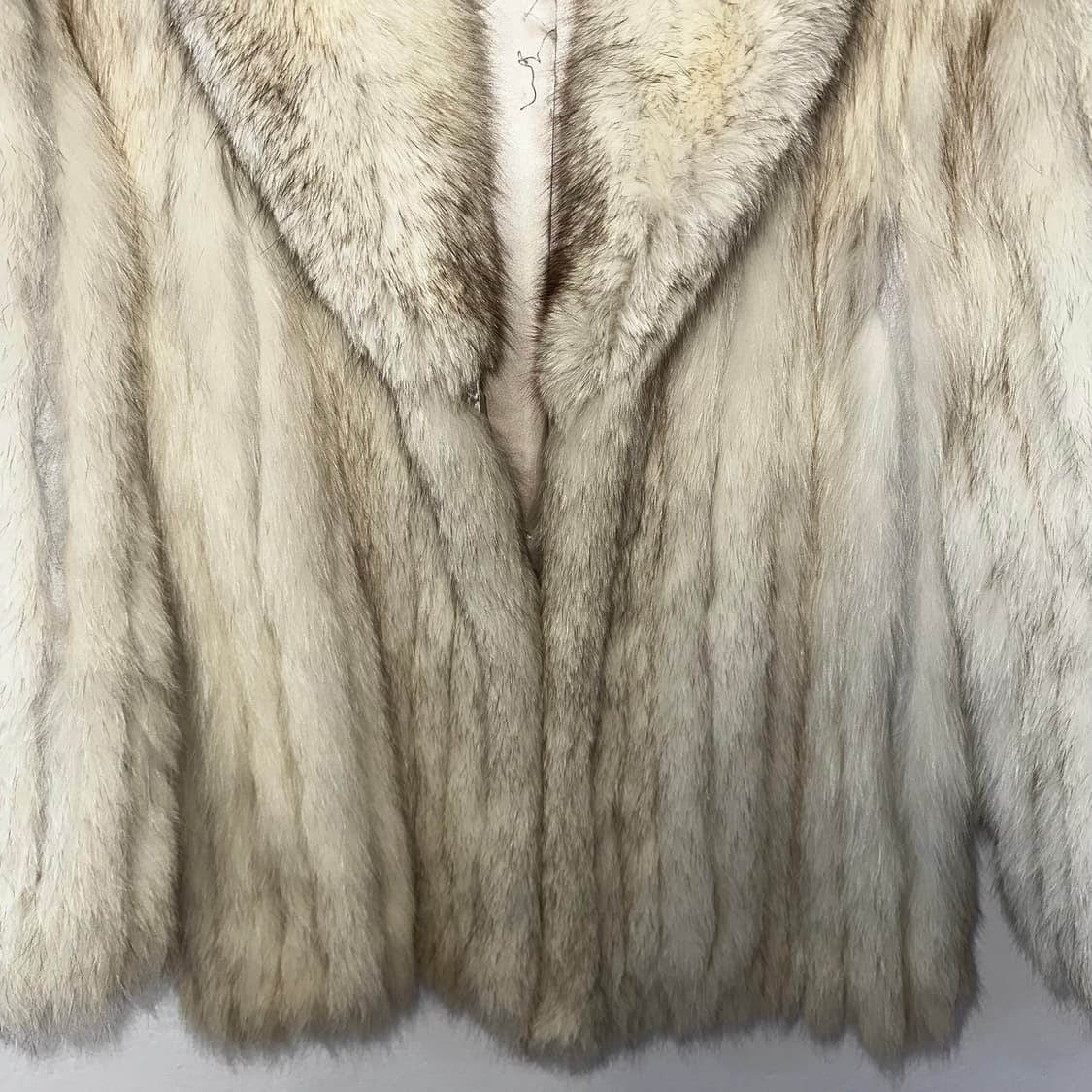 화이트 믹스컬러 사가폭스 퍼자켓M 상품이미지4